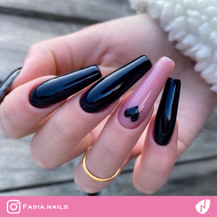 Luxury Heart Nails